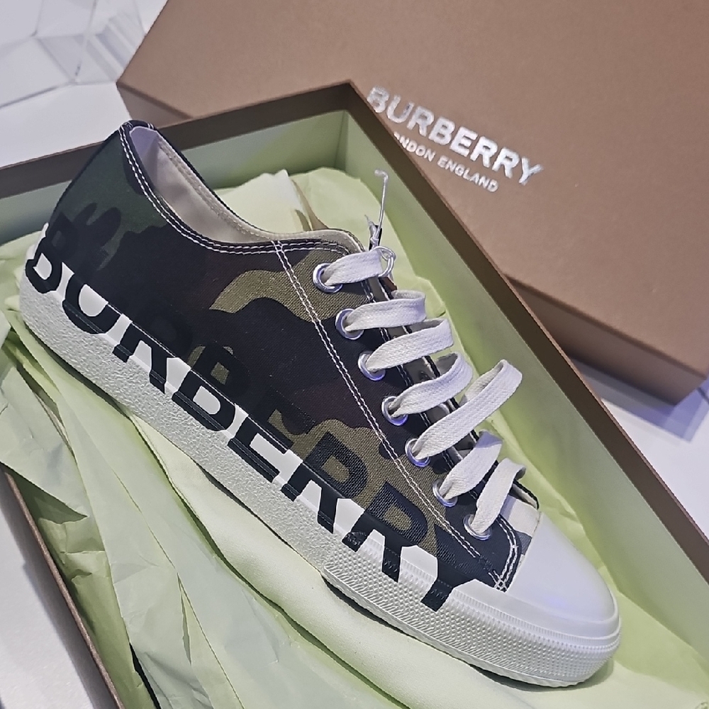 Burberry Black and White Sneakers